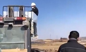 Migrant worker tied to forklift for ‘smirking,’ suspect says