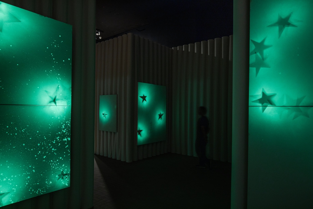 Installation view of "Seven Stars" at the exhibition “Koo Jeong A: Land of Ousss [Kangse]” at LUMA Arles in France © Victor&Simon - Grégoire d’Ablon