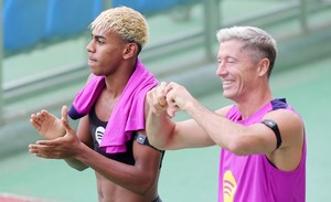 Yamal, Lewandowski starting Barca's preseason match in Seoul